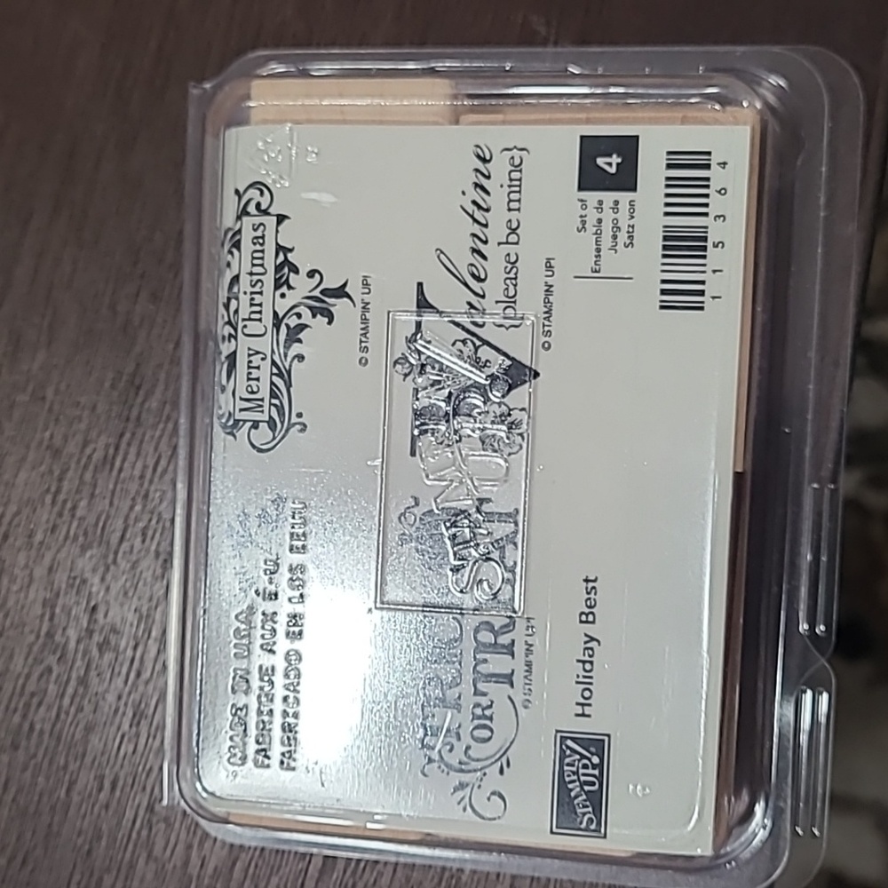 Stampin Up stamps set of 4